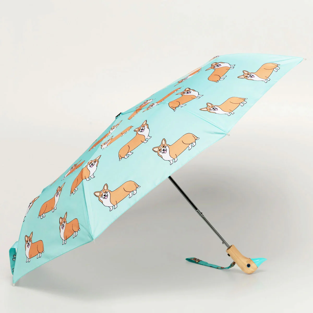 Corgi Mint Duck Umbrella