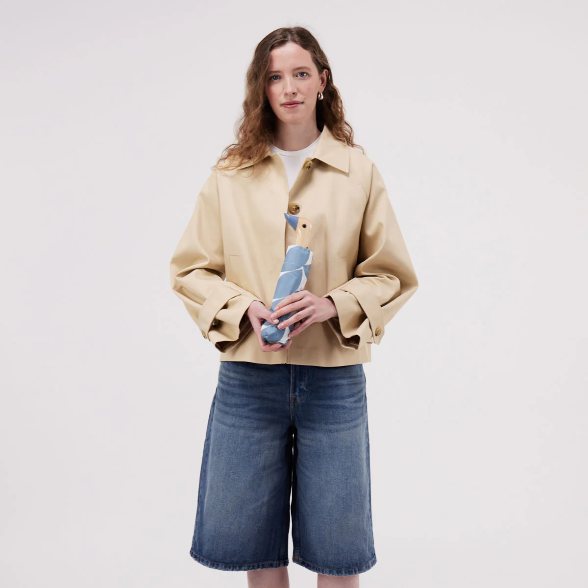 Denim Moon Duck Umbrella - Image 3
