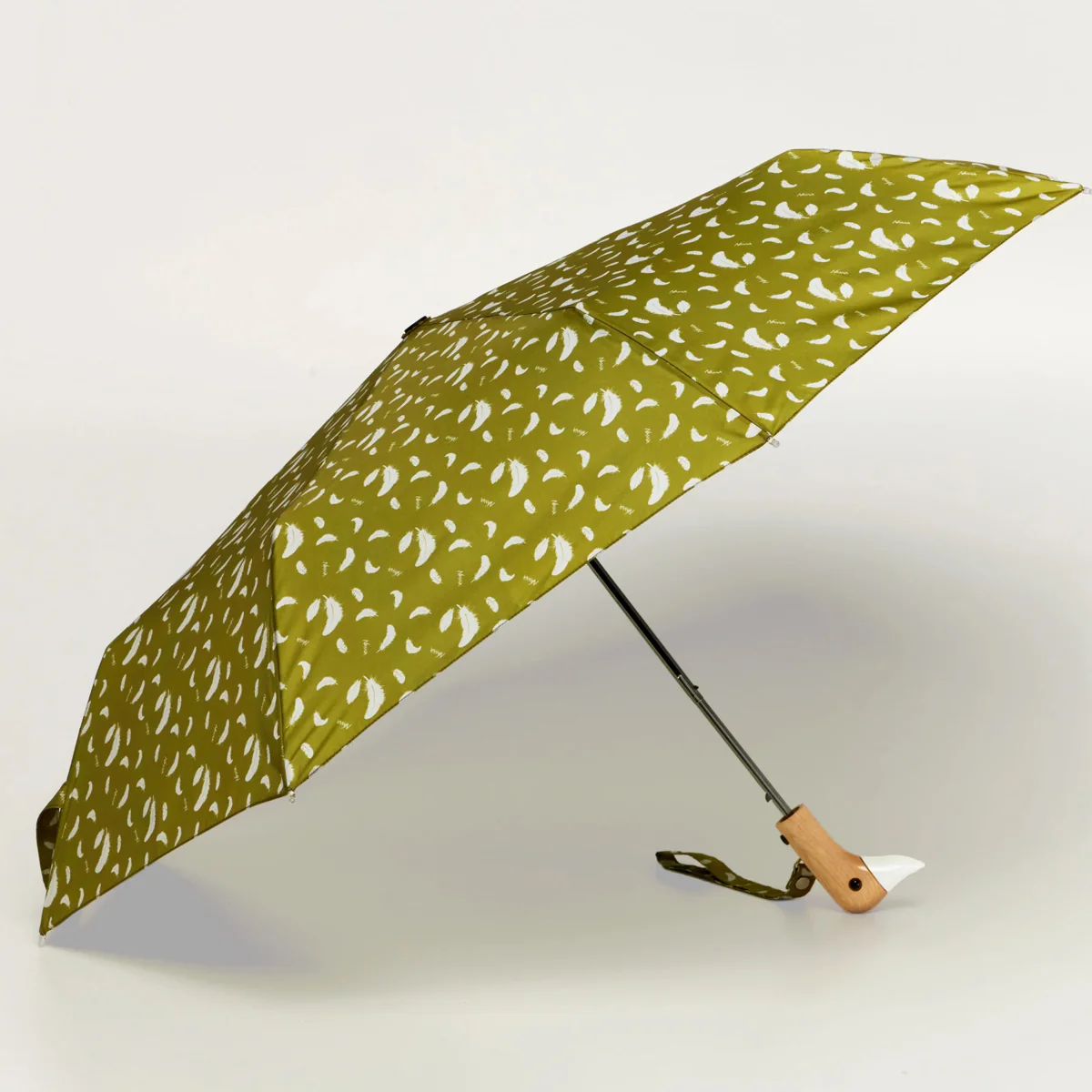Sleep-Friendly Khaki Nanga Compact Duck Umbrella - Image 4