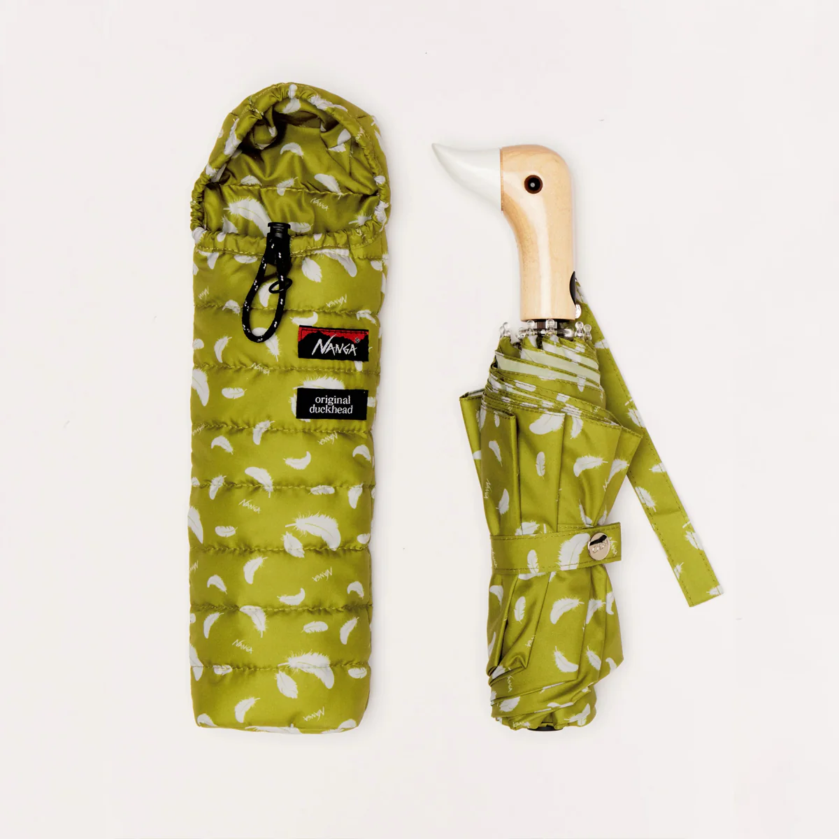 Sleep-Friendly Khaki Nanga Compact Duck Umbrella - Image 6