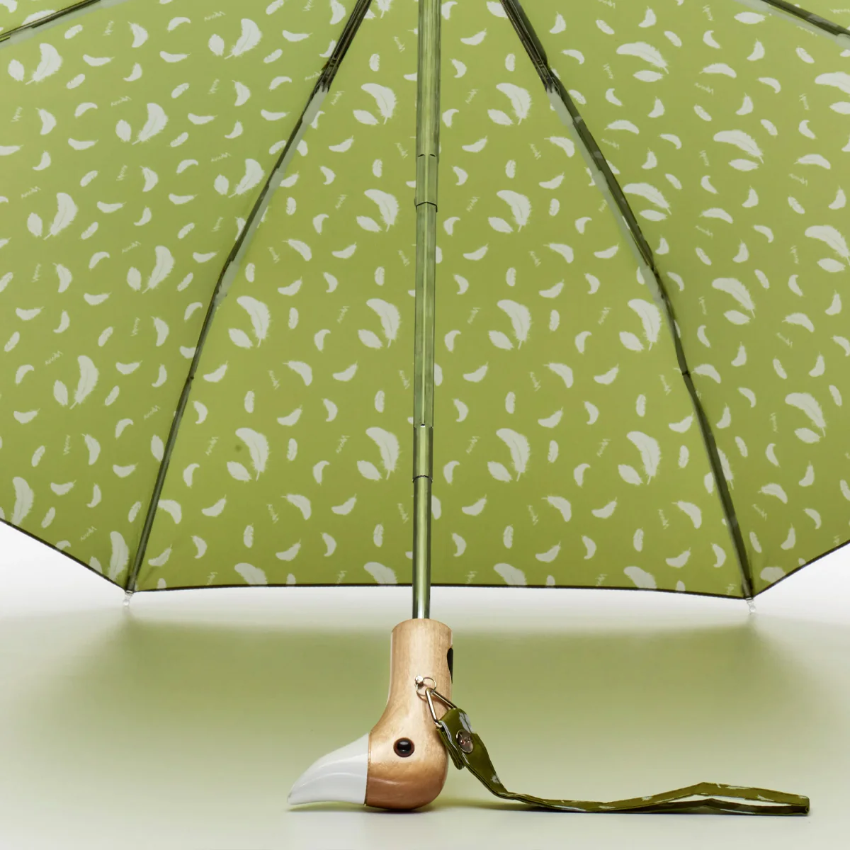 Sleep-Friendly Khaki Nanga Compact Duck Umbrella - Image 7